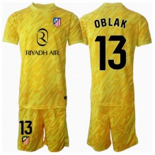 Atletico Madrid Jan Oblak #13 Målvakt Tredjeställ Barn 2024-25 Korta ärmar (+ Korta byxor)